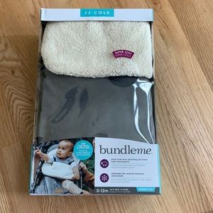 JJ Cole bundleme plush gray bunting bag infant